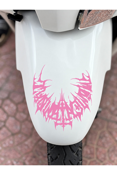 Banxtre Half gothic tribal sticker decal for jupiter front fender (15cmx15cm)
