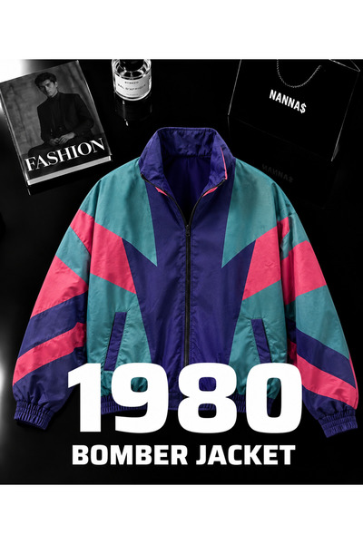 Zen And Men 80’ler Retro Bomber Ceket