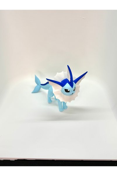 Dest Studio 3D Vaporeon (Pokémon) Figürü (10 cm)