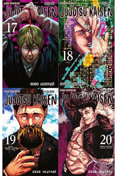 Gerekli Şeyler Yayıncılık JUJUTSU KAiSEN 17-18-19-20 SET (KD 4 KİTAP GEREKLİ ŞEYLER MANGA SET - AYRAÇ HEDİYELİ)