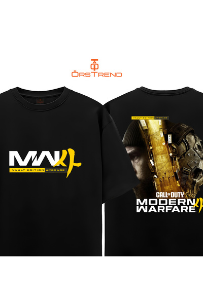 Modern Warfare 4 Baskılı Oversize Tshirt