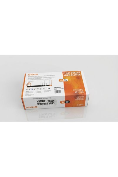 Grain Elmas Dokulu Nitril Eldiven 50 adet