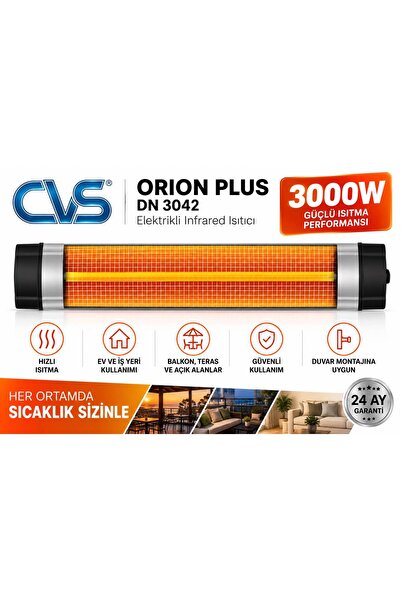CVS Orion Plus dn 3042 3000W Elektrikli Infrared Isıtıcı
