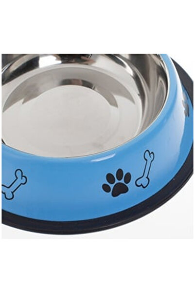 OEM Bol din Otel Inoxidabil Bleu cu Modele pentru Caini 710ml