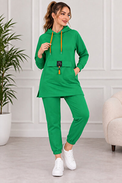 CNG MODA طقم رياضي ملون للشباب من كانجو مع جيوب