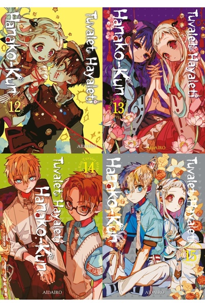 Gerekli Şeyler Yayıncılık TUVALET HAYALETİ 12-13-14-15 SET (KD 4 KİTAP GEREKLİ ŞEYLER MANGA SET - AYRAÇ HEDİYELİ)