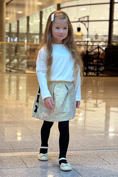 SheShe Fur Detailed Skirt Blouse Set