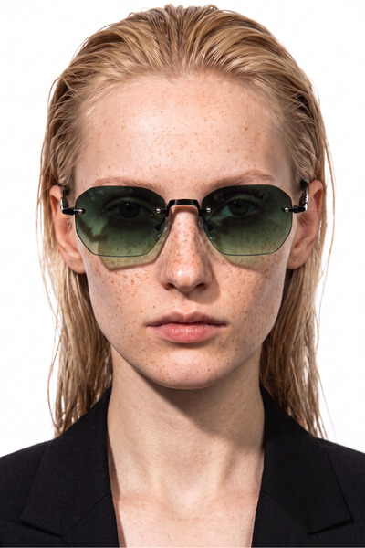 Bilge Karga Sinef Black Green Sunglasses