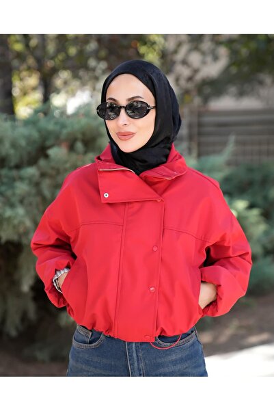 Dik Yaka Bomber Ceket