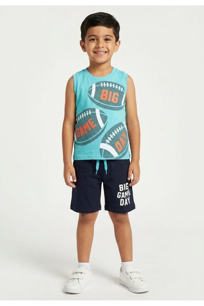 Elnino Big Game Day Boys' Shorts Set