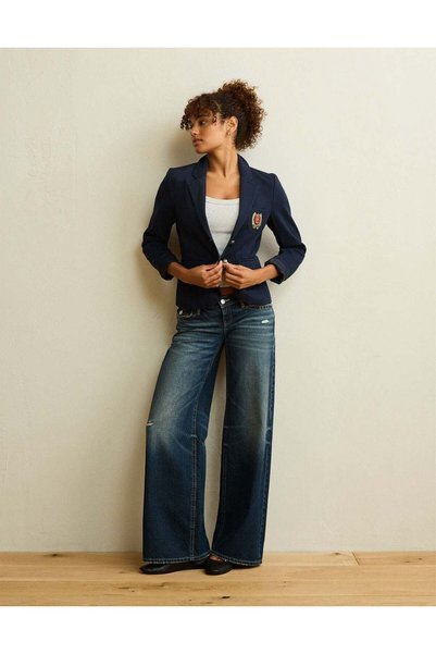 AMERICAN EAGLE AE Shrunken Crest Blazer