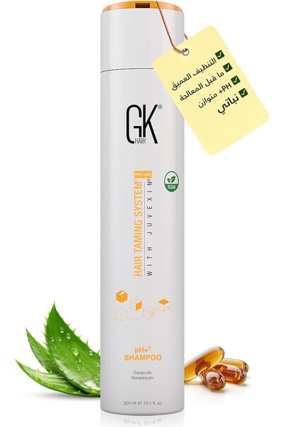 GK HAIR شامبو كلاريفينج للتحضير المسبق للشعر بالكيراتين العالمي pH+ (10.1 أون...
