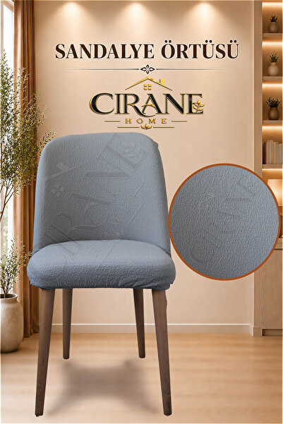 BOHEM kumaş oval sandalye örtü