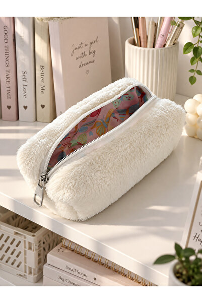 Peluş Makyaj & Kozmetik Çantası