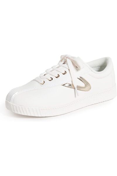 Tretorn Women's Nyliteplus Leather Lace-Up Casual Fashion Sneakers Classic Vi...