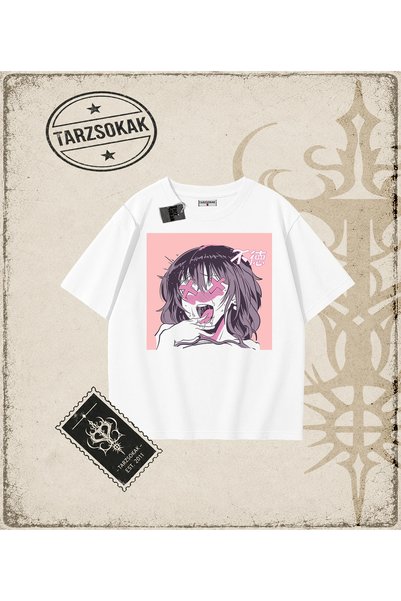 Tarzsokak Anime Printed Oversize Unisex T-Shirt