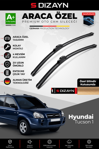 S Dizayn S-Dizayn Hyundai Tucson Ön Cam Silecek Seti 2005-2010 Premium Araca ...