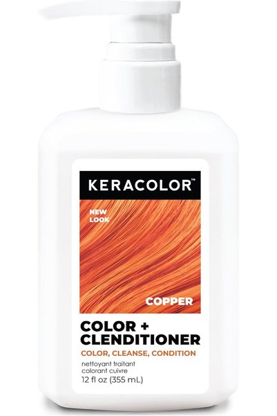 KERACOLOR Clenditioner COPPER Hair Dye - Semi Permanent Hair Color Depositing...