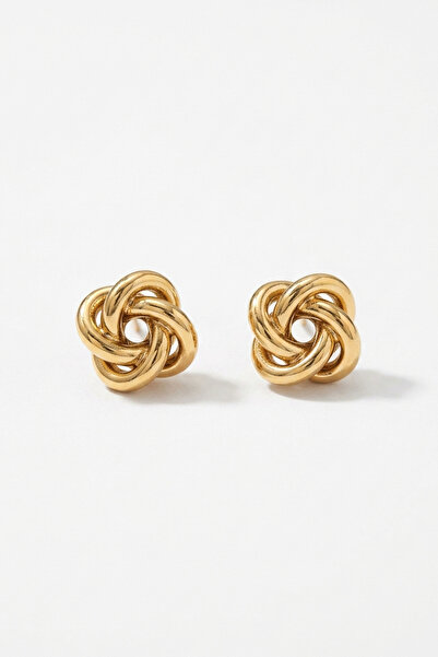AURRARİ Gold Renk Ultra Hafif Loop Küpe