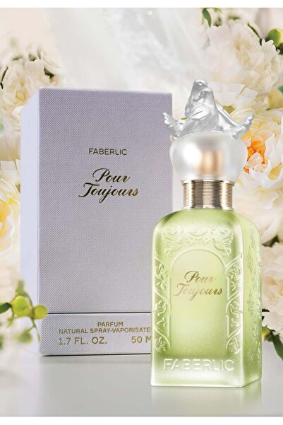 Faberlic POUR TOUJOURS KADIN PARFÜM seti EDP 50 ML +KAŞ FIRÇASI ÇİÇEKSİ KALIC...