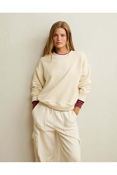 AMERICAN EAGLE سترة رياضية ذات ياقة دائرية من AE Twice As Nice