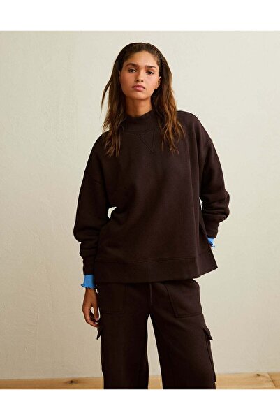 AMERICAN EAGLE AE Everyday Luxe Mock Neck Sweatshirt
