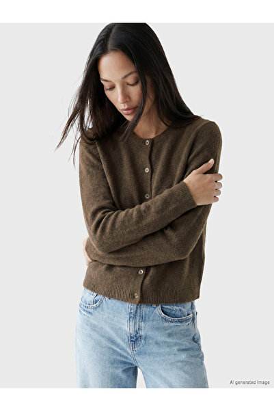 LC Waikiki Crew Neck Women's Knitwear Cardigan