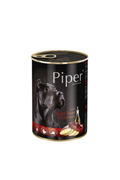 Piper Hrană umedă pentru câini, ficat de vită și cartofi, 12 x 800g/cutie