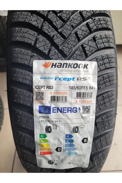 Hankook 185/60R15 Winter I-cept RS3 W462 84T Set Olarak(4 ADET) 2026 Üretim*