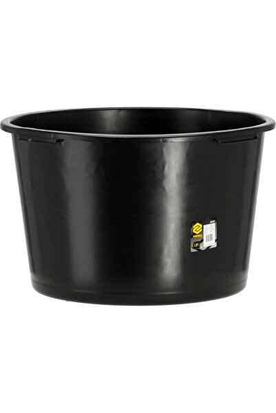 Vorel Lighean rotund din plastic pentru construcții, capacitate 85L