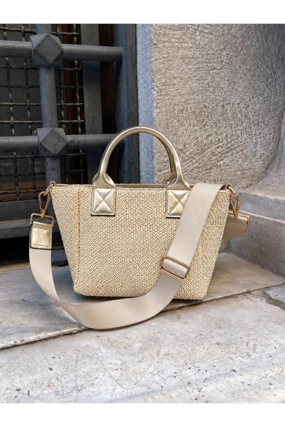 Nura Collection Letter Model Women's Hand and Shoulder Bag