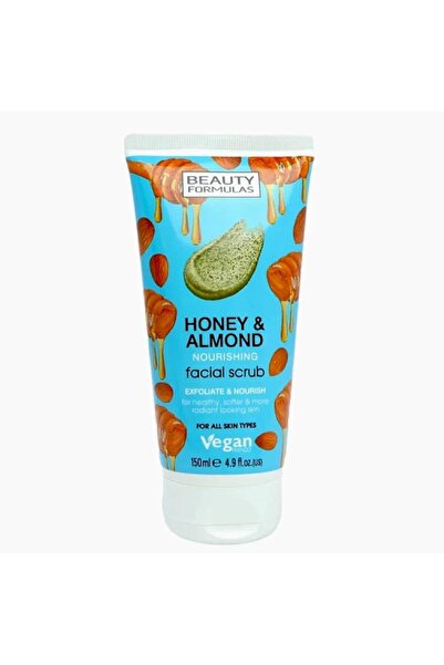 BEAUTY FORMULAS مقشر للوجه 150 مل بالعسل واللوز