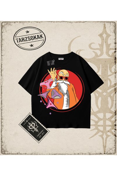 Tarzsokak Dragon Ball Anime Printed Oversize Unisex T-Shirt