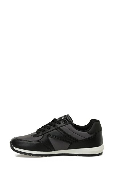 Kinetix Günlük Rahat Kalıp Bağcıklı Kadın Siyah Sneaker Aferdıt