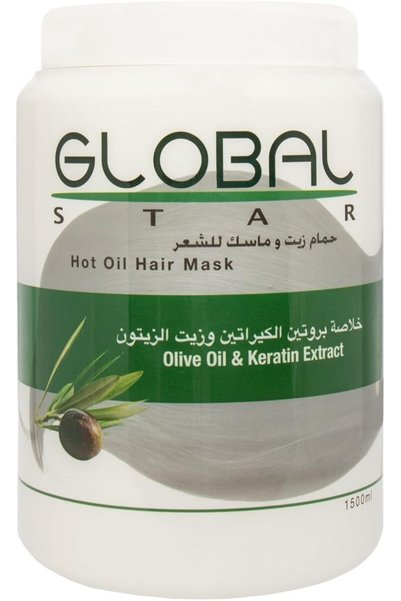 Globalstar Global Star Olive Oil And Keratin Extract Hot Oil Hair Mask, 1.5 L...