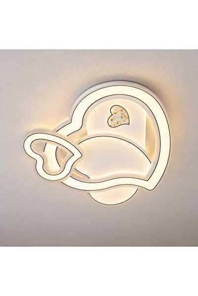 Kalp Desenli Modern LED Avize – Salon, Oturma Odası ve Yatak Odası Tavan Aydınlatma