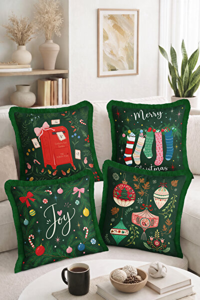 Home Merry, Joy, and Christmas Written Pine Branch Ornaments and Gift Pattern...