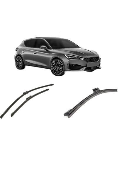 Bosch Σετ 3 υαλοκαθαριστήρων CUPRA LEON (KL1, KU1, KUG) 2020-2021, για παρμπρ...