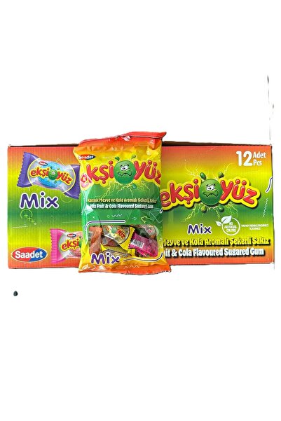 Toybox Ekşi Yüz Sakız 80 Gr x 12 Paket