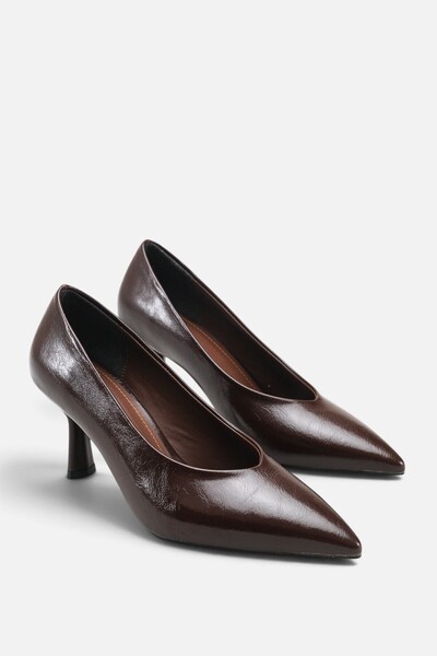 Liza Shoes MARLON Stiletto maro cu toc mediu pentru femei A003-K701