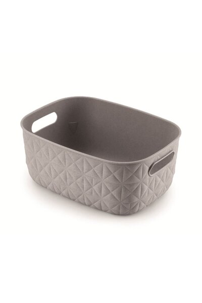 OEM Storage box, Curver Softex, polypropylene, handles, 4 L, gray, 26.4 x 19....