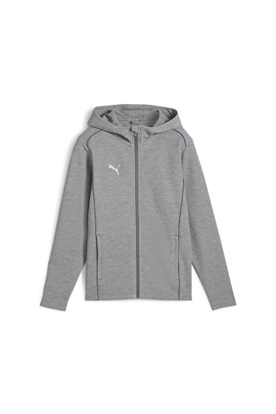 Puma teamFINAL Casuals Hooded Jkt Medium Gray
