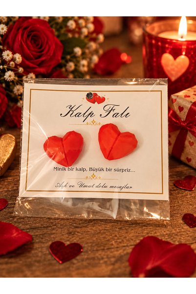 Parnevu Kalp Falı – Açılan Kalplerden Mesaj Çıkan Romantik Sürpriz Hediye