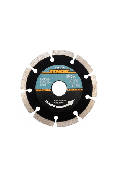 Sthor Disc diamantat segmentat H7, 115 x 1.9 x 22.2 mm