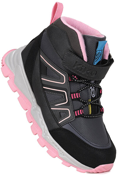 Kiko Kids Kcal Termo Taban Cırtlı Kız Çocuk Spor Bot Ayakkabı