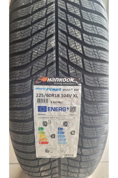Hankook 225/60R18 Winter İ-cept EVO4 W340 104V XL Set Olarak(4 ADET) 2026 Üre...