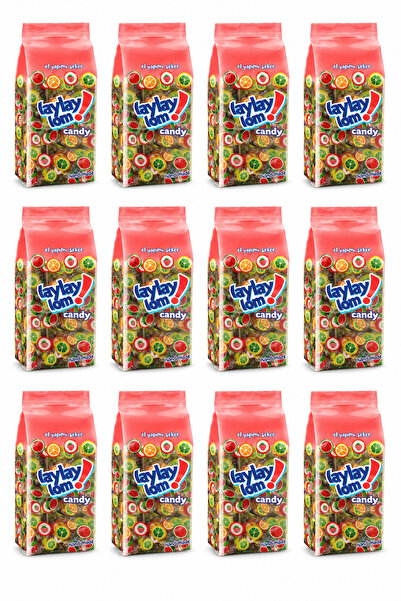 NAZO Laylaylom El Yapımı Şeker 180 gr x 12 Adet Karışık Meyveli