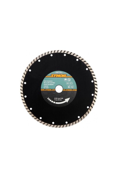 Sthor Disc diamantat Turbo H7, 230 x 2.6 x 22.2 mm