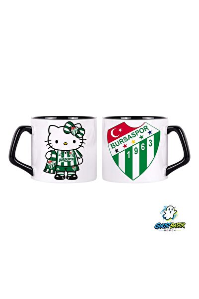 Ghostbastır Design Bursaspor Hello Kitty Kupa Bardak | Tek Adet 0973