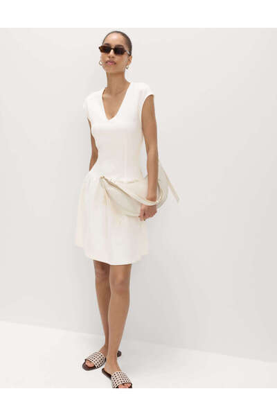 Marks & Spencer Jersey V Yaka Elbise